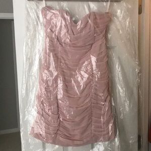 Pink chiffon dress
